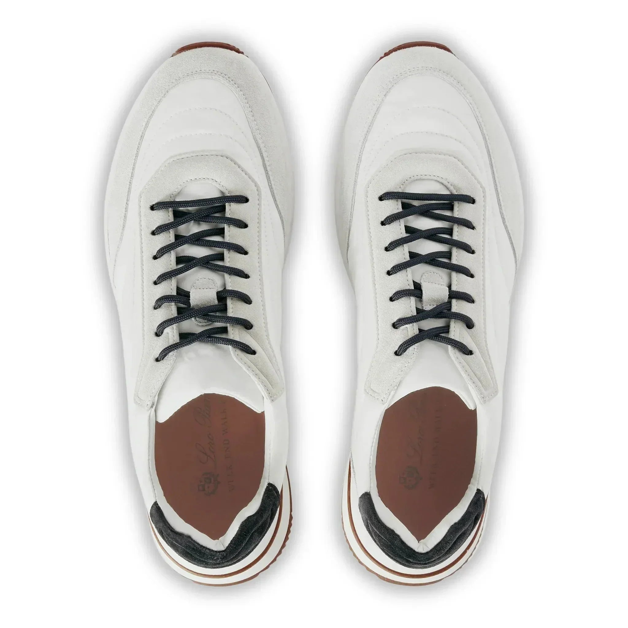 Loro Piana Week End Walk White Sneaker