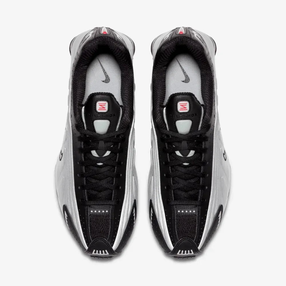 Nike Shox R4 Black Metallic Silver