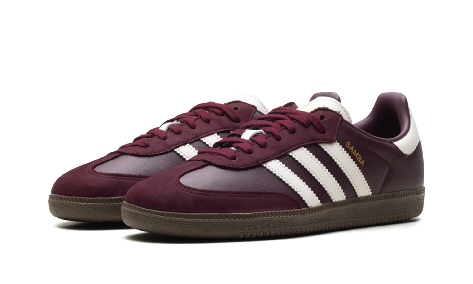 Adidas Samba OG WMNS "Maroon Off White Gum"