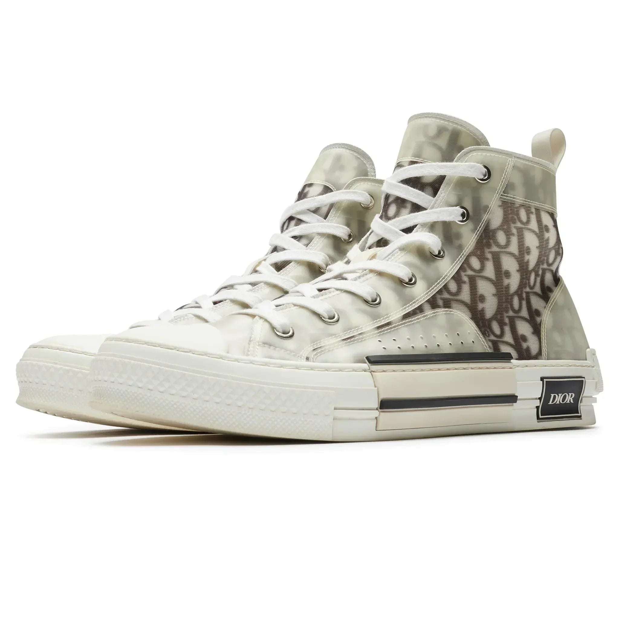 Preloved - Dior B23 Dior Oblique High White Sneaker