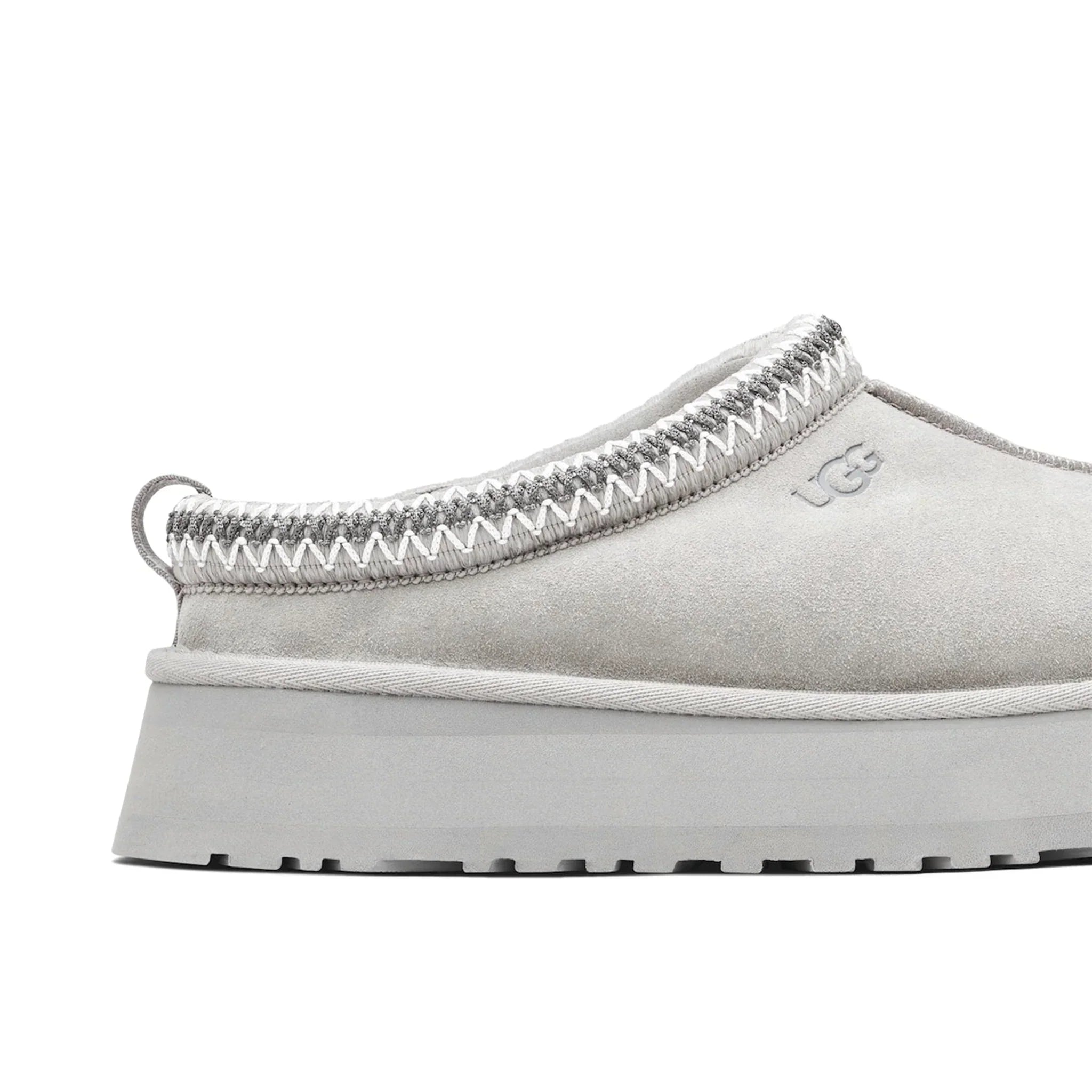 UGG Tazz Platform Seal Grey Slippers (W)